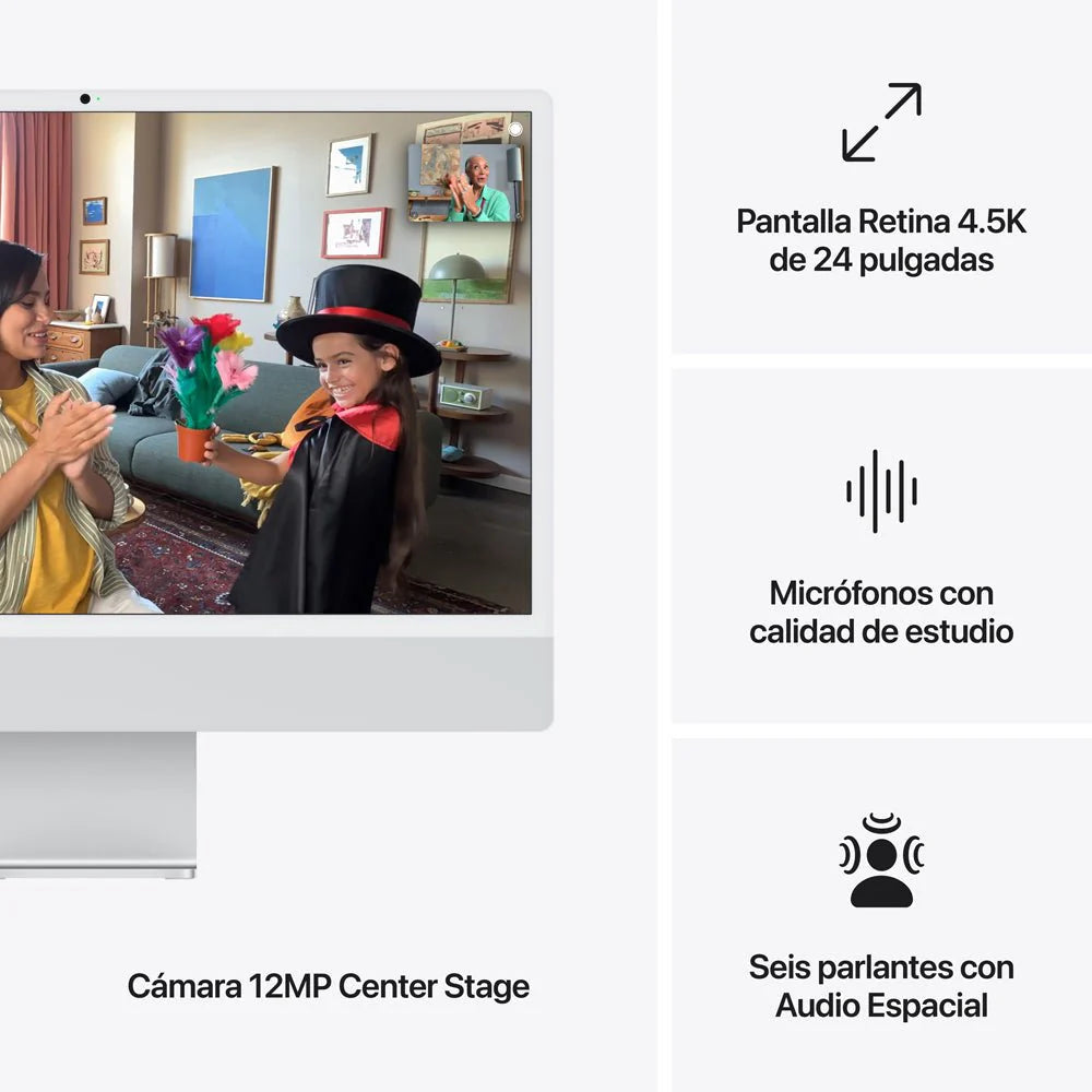 iMac con pantalla Retina 4,5K de 24" M4