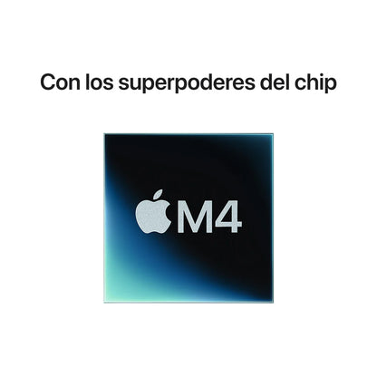 Mac Mini M4 / 10CPU - 10GPU / 16GB - 512GB - Plata