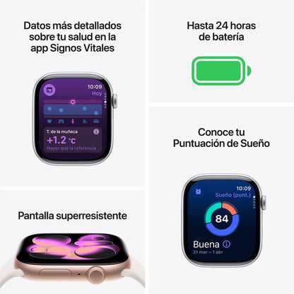 Apple Watch Series 11 Aluminio Correa Deportiva Negra